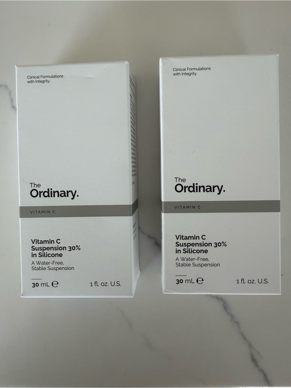 The Ordinary Vitamin C Suspension 30% in Silicone, Set of 2, New In Package